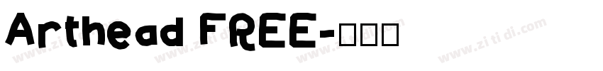 Arthead FREE字体转换